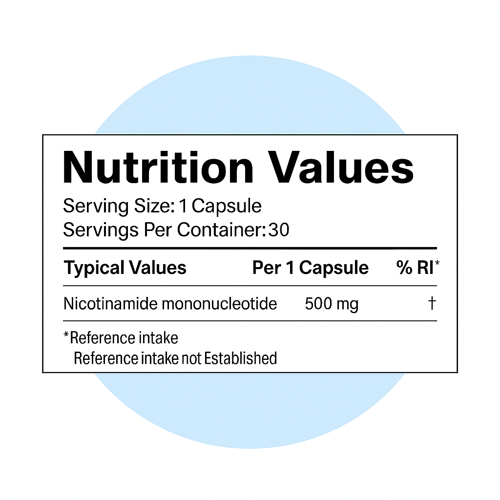 Nurecover® Pure NMN 500mg Capsules - nurecover